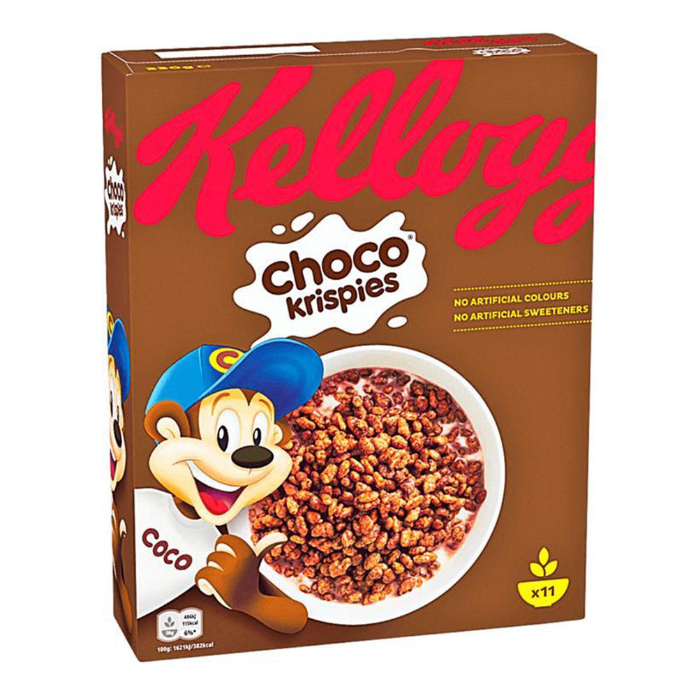 Kelloggs Choco Grundnahrungsmittel 330g Getreide Vorrat