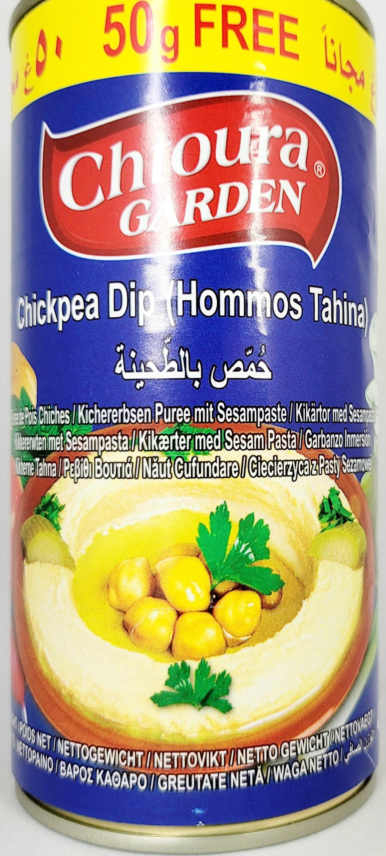 Chtoura Garden Hommos Tahina haltbares Lebensmittel 430g Konserve Vorrat