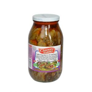 Chtoura Auberginen mit Sesamcreme haltbares Lebensmittel 370g Konserve Vorrat