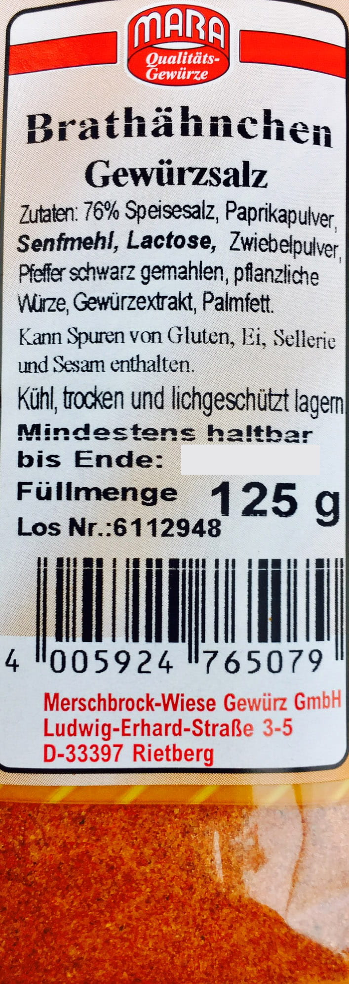 Chotoura Bajella haltbares Lebensmittel 510g Konserve Vorrat