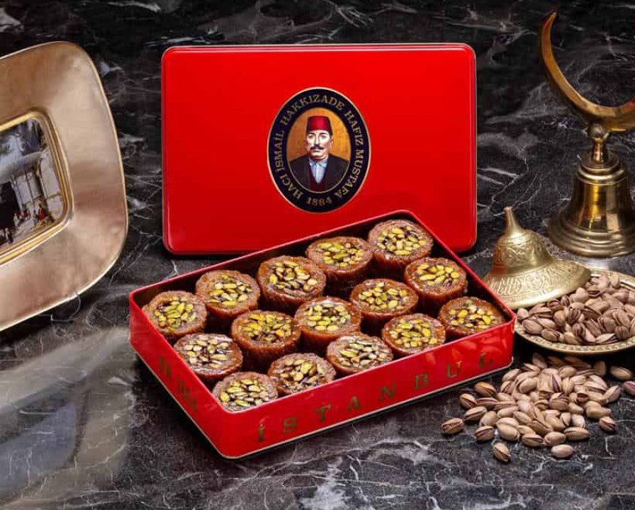 Saray Kadayifli Ve mit Haselnuss türkische Süßware 250g Lokum