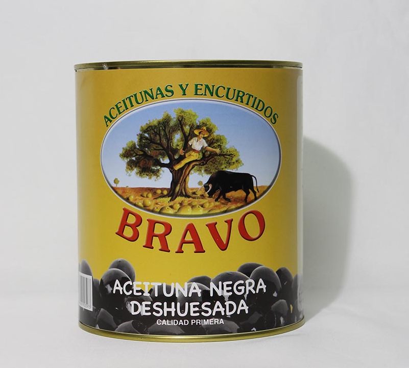 Bled Kernlos Schwarze Oliven 850g Vorrat