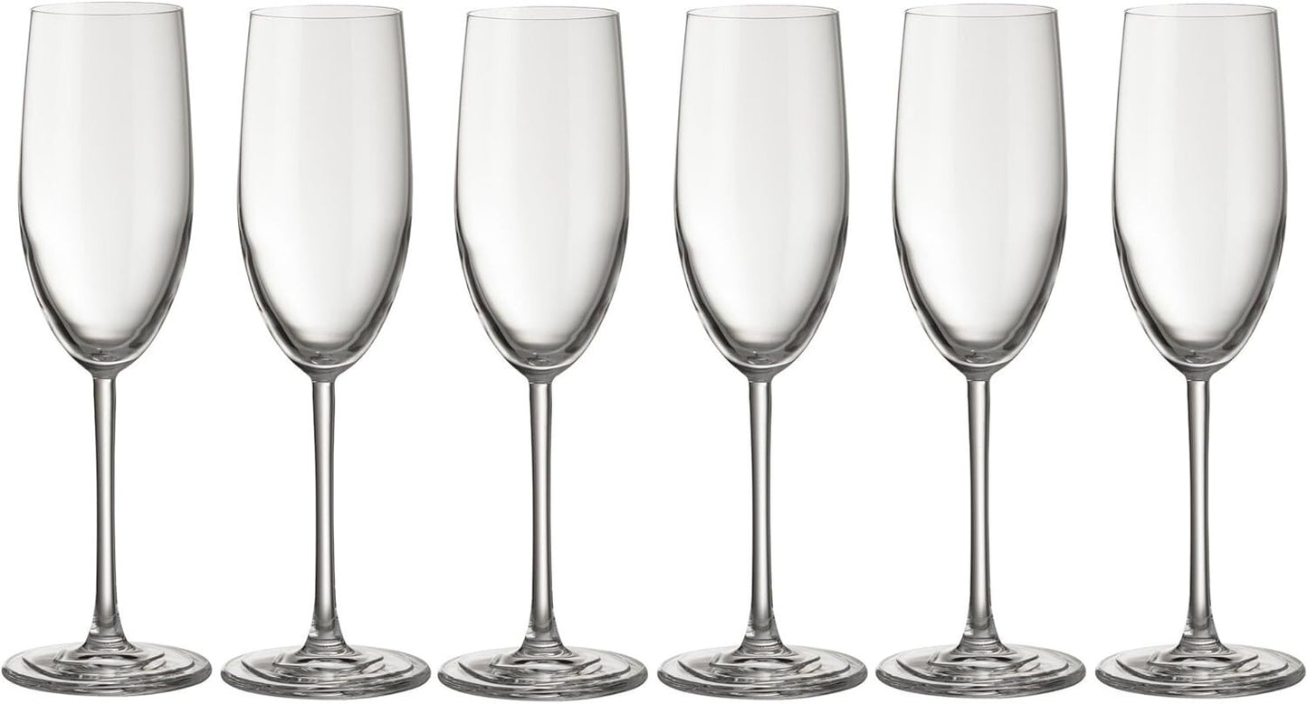 Champagnergläser Sektgläser 250ml Sektkelche Prosecco Sektglas Proseccoglas 6 er