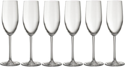 Champagnergläser Sektgläser 250ml Sektkelche Prosecco Sektglas Proseccoglas 6 er
