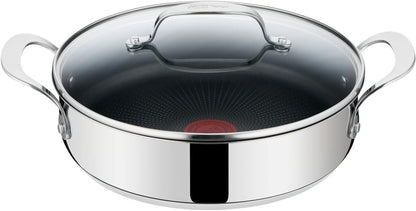 Tefal E76 Shallow Pan Servierpfanne 25 Cm Mit GlasDeckel 3,2 L Induktion Pfanne