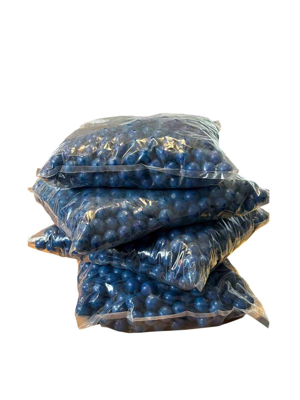 JUNG Paintball .068 Cal  4x500 blaue Gummibälle Farbbälle 2000 Stück Combat blau