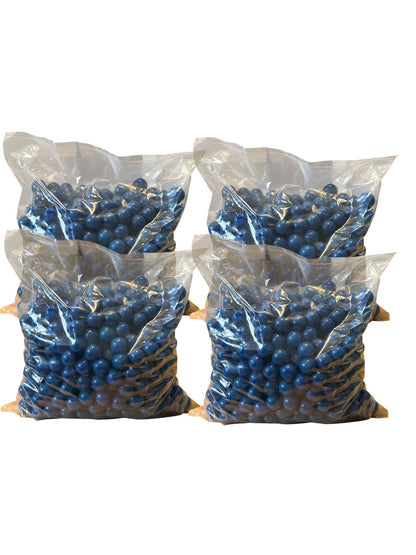 JUNG Paintball .068 Cal  4x500 blaue Gummibälle Farbbälle 2000 Stück Combat blau