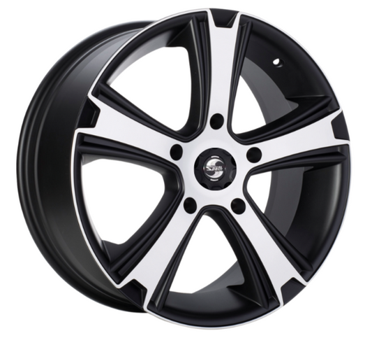 4x Spath SP 36/H 16 Zoll Alufelgen, 7x16 Zoll, Schwarz Matt Poliert, 5x118 PCD