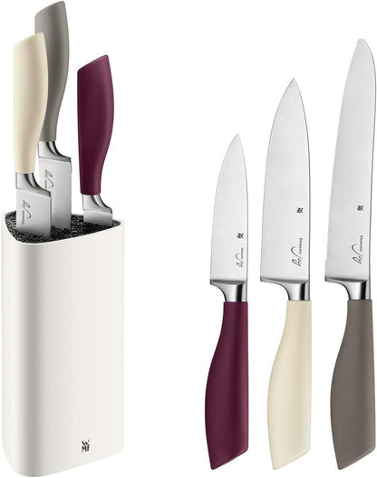 WMF  Messerset mit Messerblock 4 tlg Elements Joy Messerset Küchenmesser