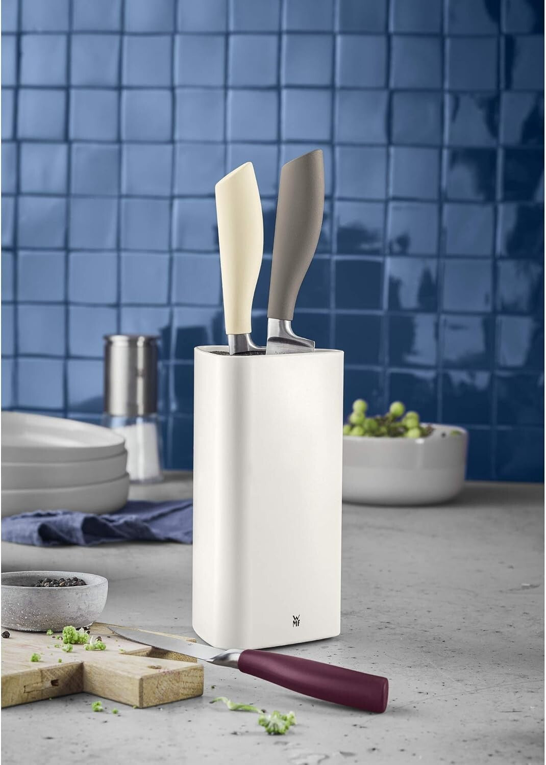 WMF  Messerset mit Messerblock 4 tlg Elements Joy Messerset Küchenmesser