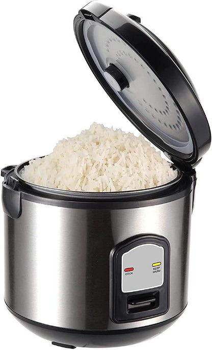 PerfectCook Reiskocher Multikocher Dampfgarer klein Reis Kochtopf Edelstahl