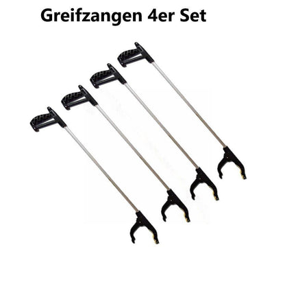 Kinzo Greifzange Müllzange Greifhilfe 4er 76cm Greifarm MüllGreifer Abfall Zange