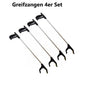 Kinzo Greifzange Müllzange Greifhilfe 4er 76cm Greifarm MüllGreifer Abfall Zange