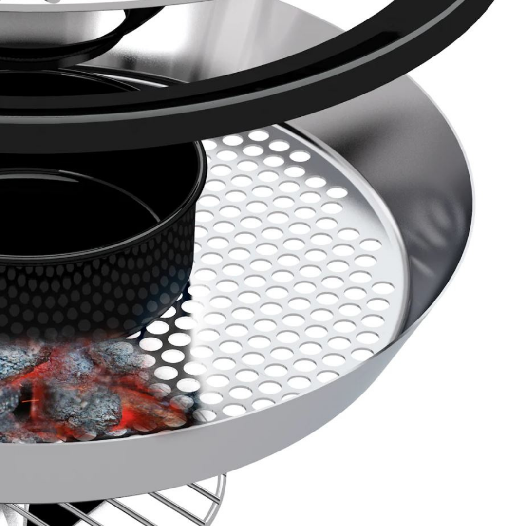 Outdoorchef Holzkohle Kugelgrill Kensington 570 C schwarz - Holzkohlegrill