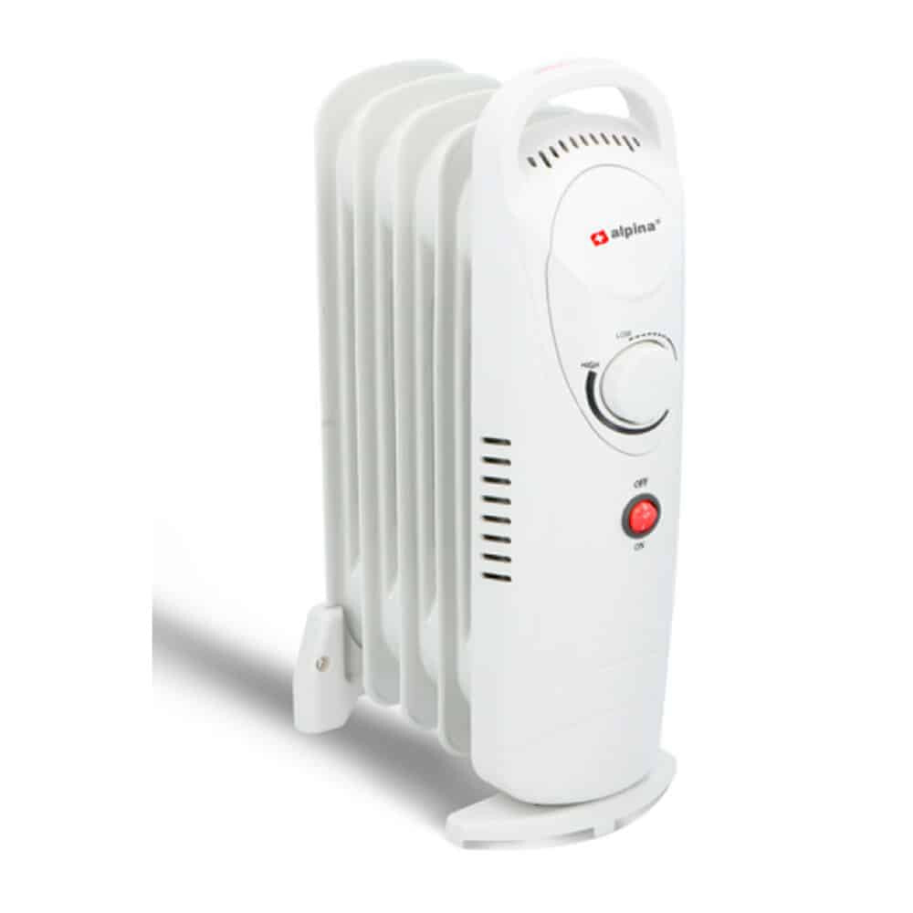 Alpina 650-Watt-Ölheizung,Energieeffiziente Ölheizung, Heizlösung für Büro