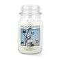 Village Candle Pure Linen Duftkerze Großes Glas 602 g Kerzen Teelichter