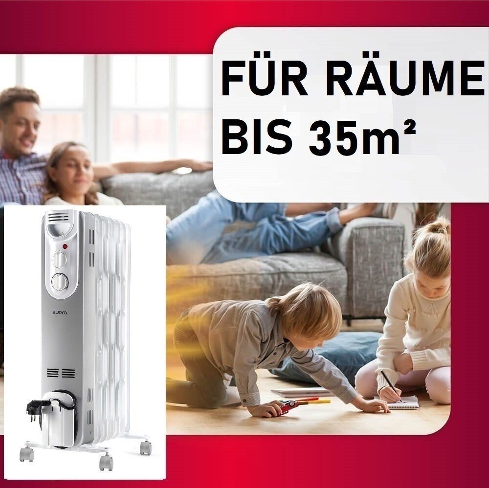 Konvektor, Heizung, DREXON, Elektroheizung, Heizgerät,2500w, Räume 35 m³, Heiz