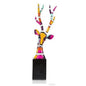 COCOMaison Skulptur Hirsch Statue Skulpturen Kunst Figur Deko Handbemalt Reh