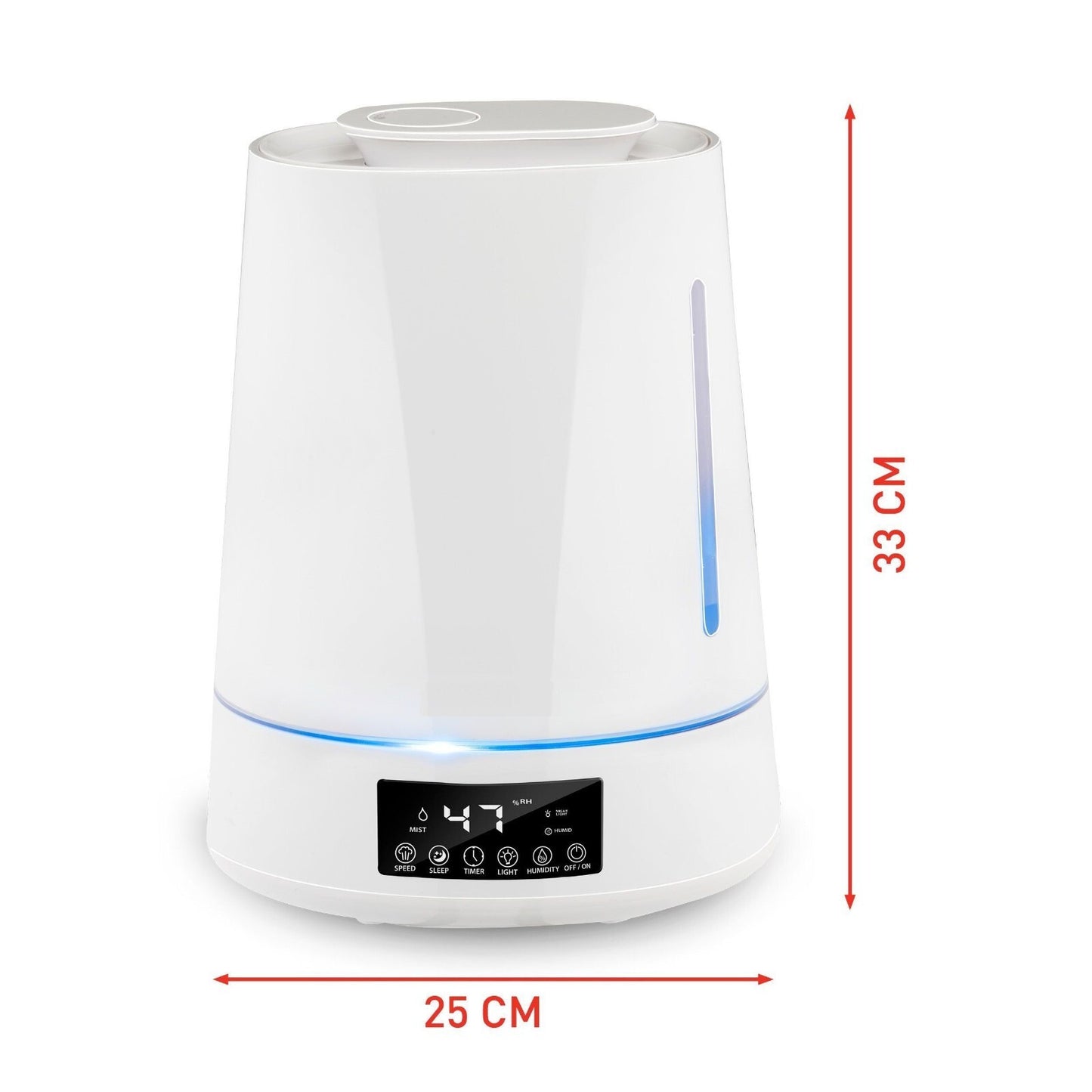 Grundig 4L Luftbefeuchter Ultraschall Aroma Diffuser Duftöl Timer LED Humidifier