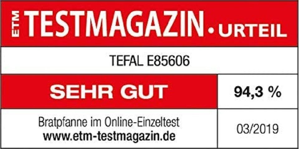 Tefal Pfanne Antihaft Bratpfanne 28cm Edelstahl - für alle Herdarten E85606
