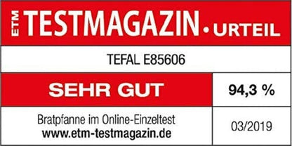Tefal Pfanne Antihaft Bratpfanne 28cm Edelstahl - für alle Herdarten E85606