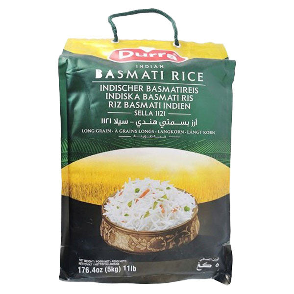 Durra Basmati Reis Grundnahrungsmittel 2kg Getreide Vorrat
