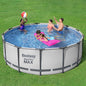 JUNG Vida Bestway Steel Pro MAX Rund Pool-Set 396x122 cm