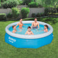 JUNG Vida Bestway Fast Set Aufblasbarer Swimmingpool Rund 305x76 cm 57266
