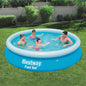 JUNG Vida Bestway Fast Set Aufblasbarer Swimmingpool Rund 366x76 cm 57273