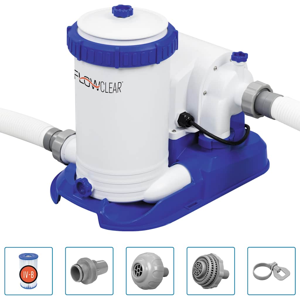 JUNG Vida Bestway Flowclear Pool-Filterpumpe 9463 L/h