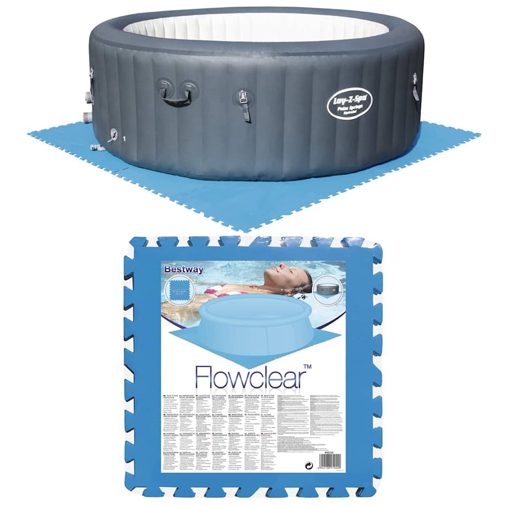 JUNG Vida Bestway Pool-Bodenschutz 8 Stk. Blau 58220