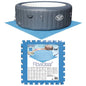 JUNG Vida Bestway Pool-Bodenschutz 8 Stk. Blau 58220