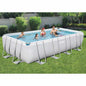 JUNG Vida Bestway Power Steel Swimmingpool-Set Rechteckig 549x274x122 cm