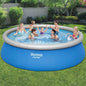 JUNG Vida Bestway Fast Set Aufblasbarer Swimmingpool Rund 457x122 cm