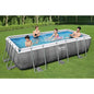 JUNG Vida Bestway Power Stahlrahmen-Pool Set 404x201x100 cm