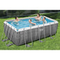JUNG Vida Bestway Power Steel Rechteckig Swimmingpool-Set 412x201x122 cm