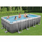 JUNG Vida Bestway Power Steel Swimmingpool-Set Rechteckig 549x274x122 cm