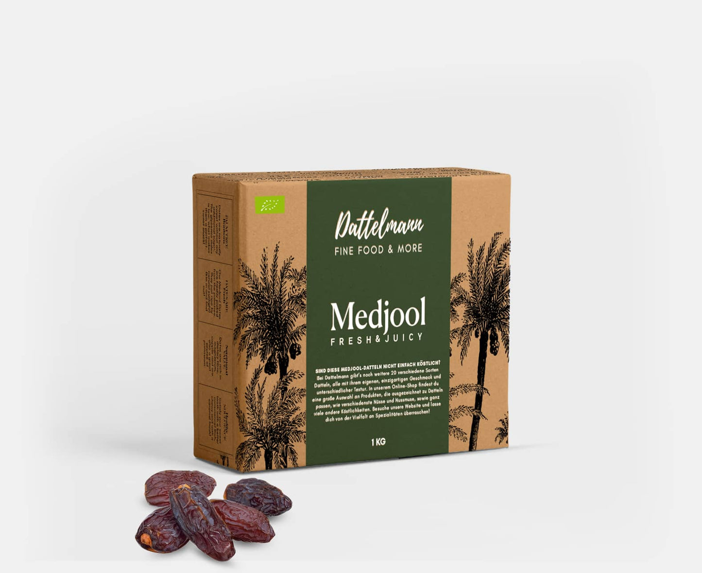 Natürliche Medjoll Datteln Small Grundnahrungsmittel 500g Getreide Vorrat
