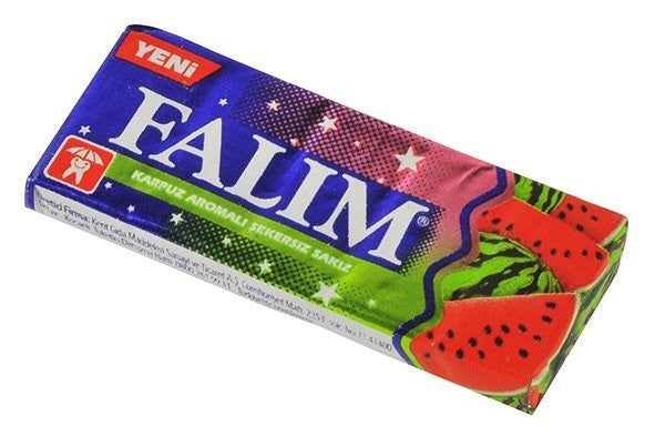 Falim Karpuz Aromatisiert Kaugummi Keks- und Süßwarenprodukt 7g Snack
