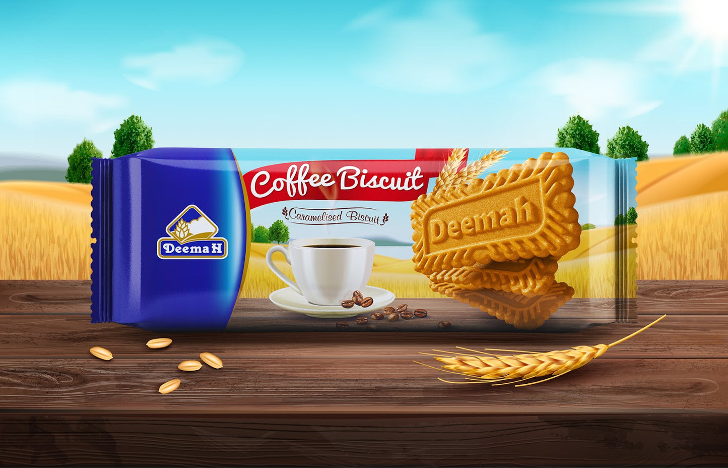 DeemaH Orange Biscuits 1 Stk Lebensmittel Vorrat