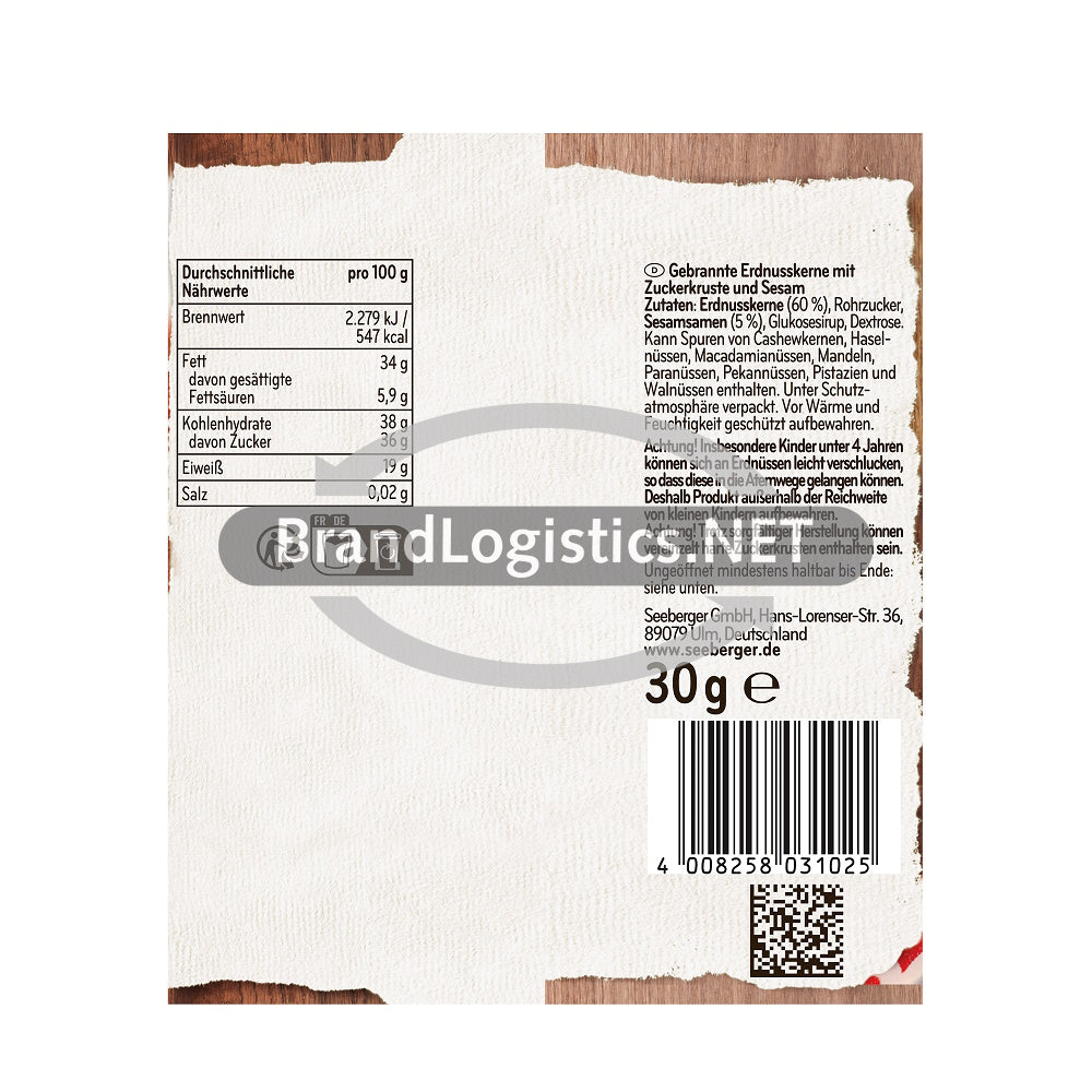Berk mit Sesam Yer Fistigi Trockenfrucht-Spezialität 200g Snack