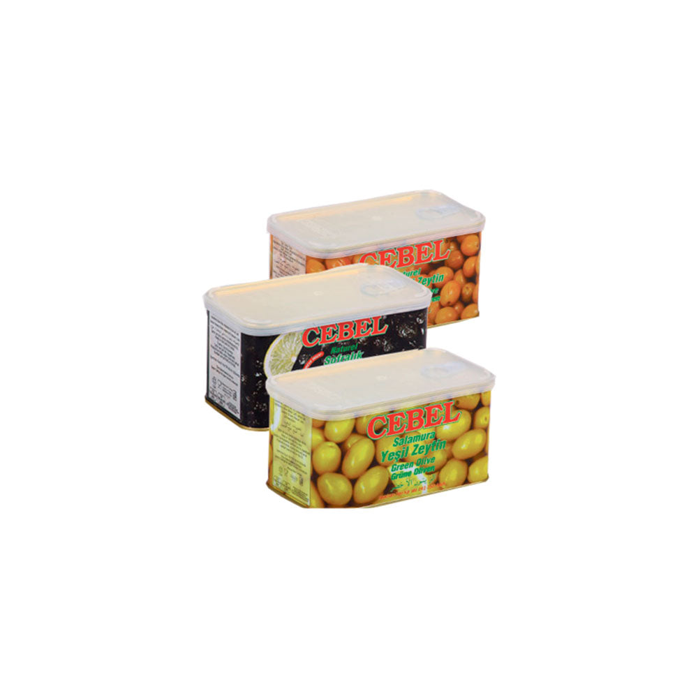 Cebel Schwarze Oliven 500g Vorrat