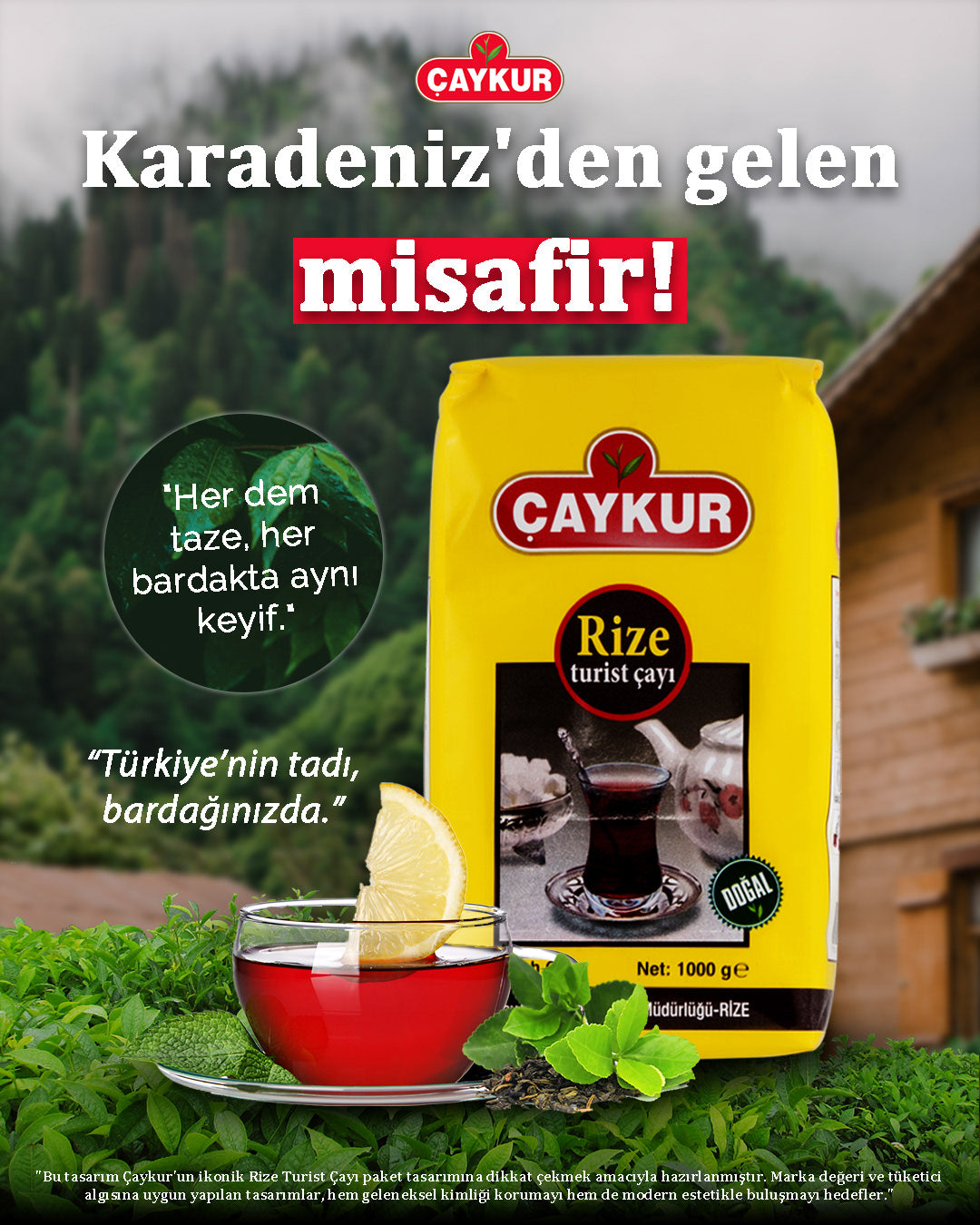 Teekur Rize Turist Teei 1000g Heißgetränk
