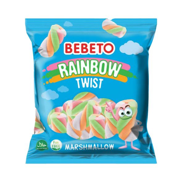 Bebeto Rainbow Twist Keks- und Süßwarenprodukt 135g Snack