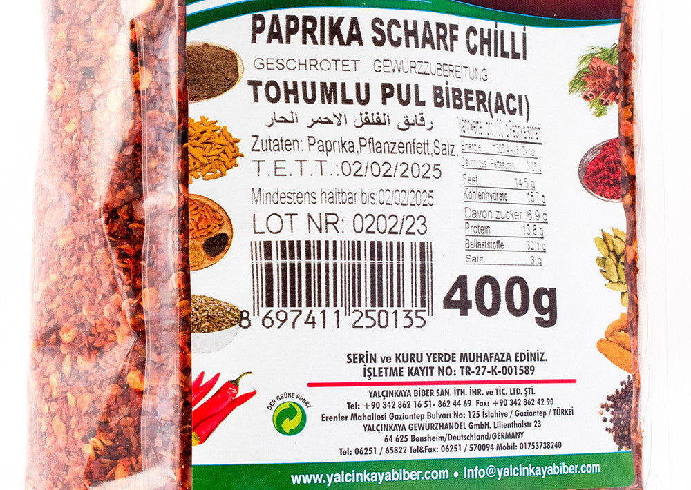 Ipekyolu Pul Paprika Gewürz für die türkische Küche 150g Küchengewürz