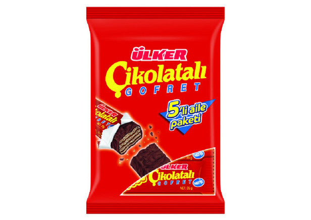 Ülker Schokolade Waffel 5li Süßware und Snack 180g