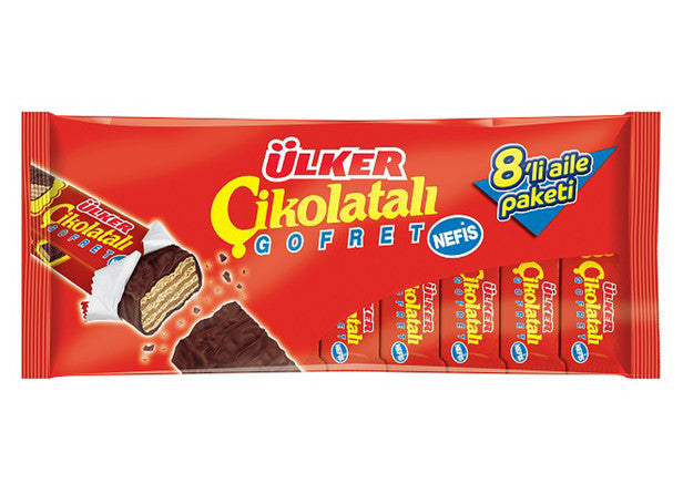 Ülker Schokolade Waffel 8li Süßware und Snack 288g