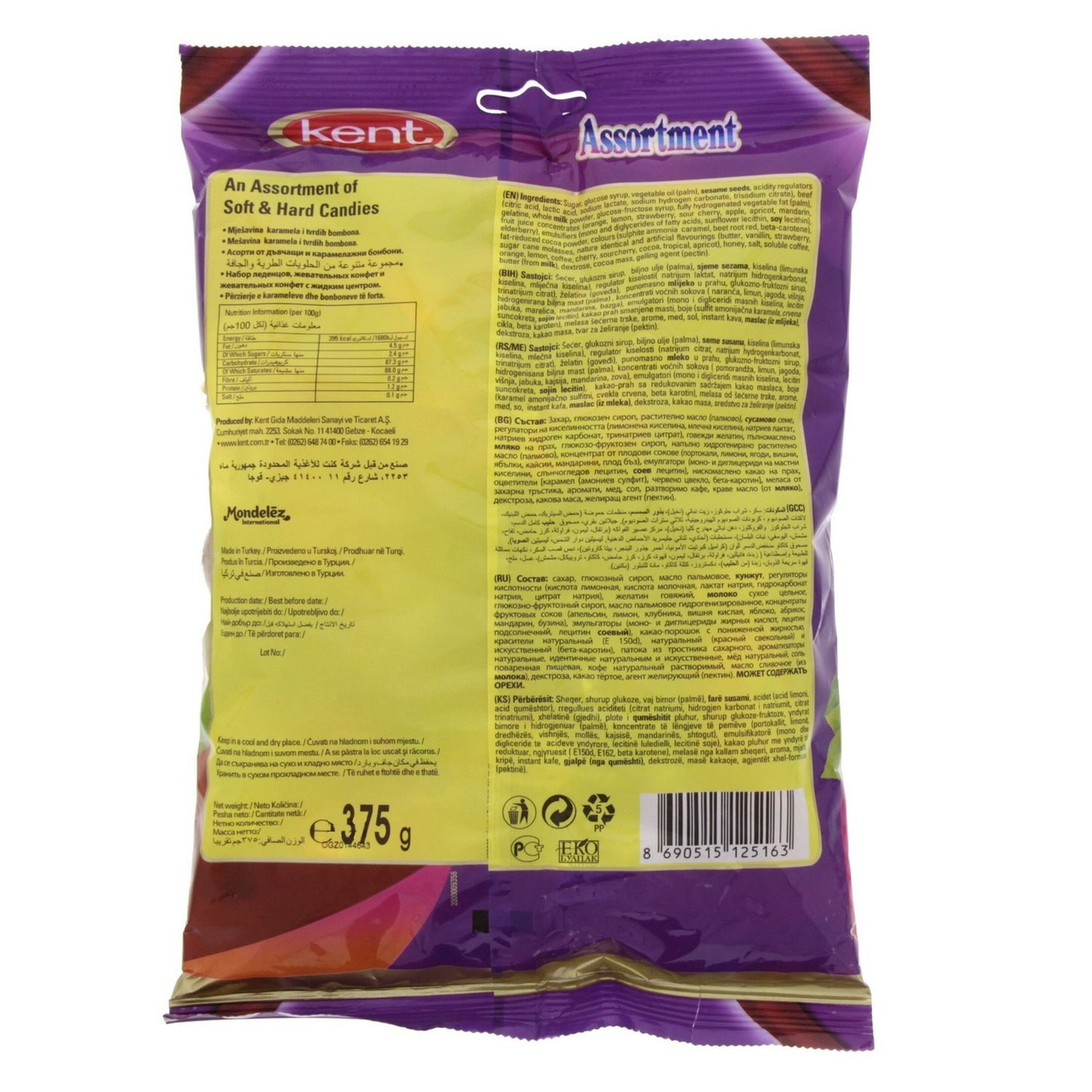 Kent Assortment süße Spezialität 1 Stk Süßware Snack