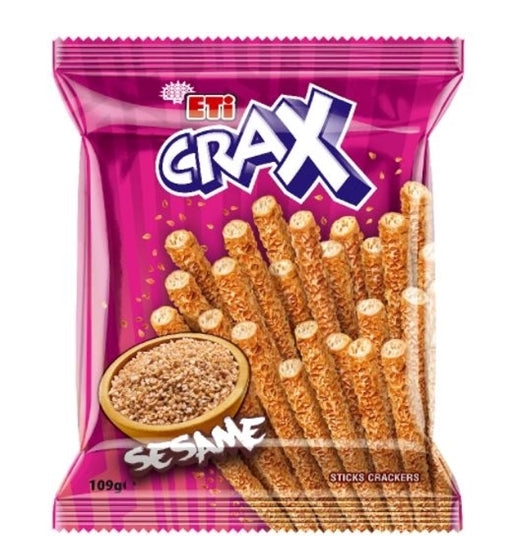Eti Crax mit Sesam Cubuk Kraker Keks- und Süßwarenprodukt 110g Snack