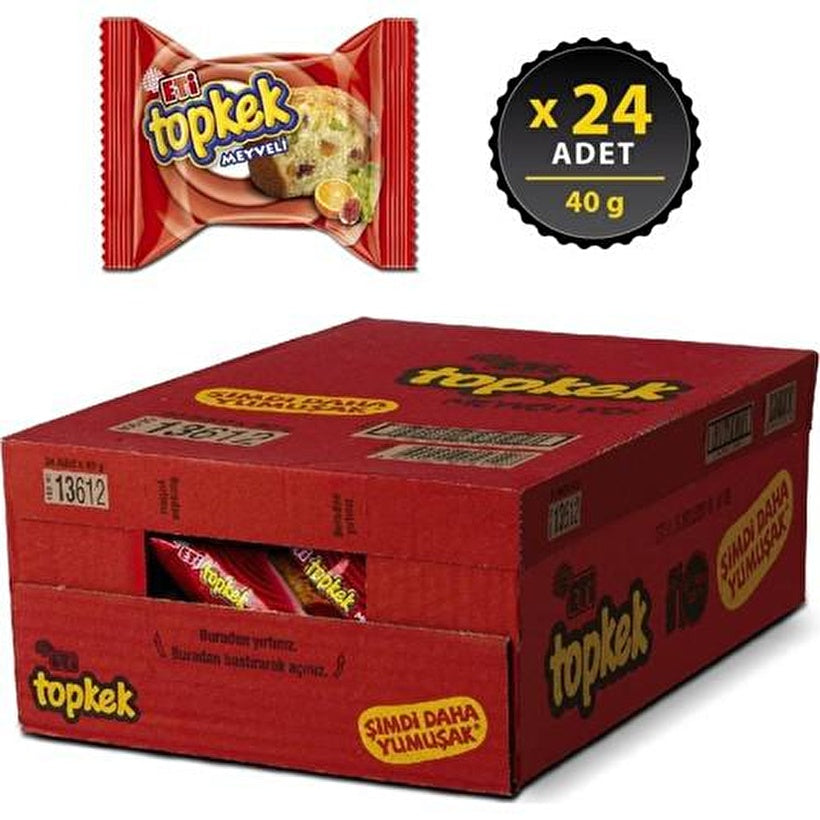 Eti Topkek Mini mit Zitrone Keks- und Süßwarenprodukt 150g Snack